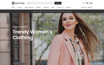 Sarcom - Shopify Divatüzlet