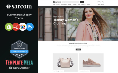 Sarcom - Shopify Магазин модной одежды