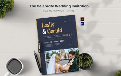 The Celebrate Wedding Invitation