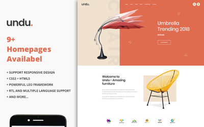 Undu - Tema de PrestaShop para la tienda de muebles 1.7.7.x