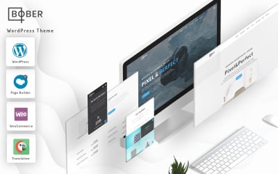 Bober - Tema WordPress creativo, receptivo y minimalista para empresas, portafolios y agencias