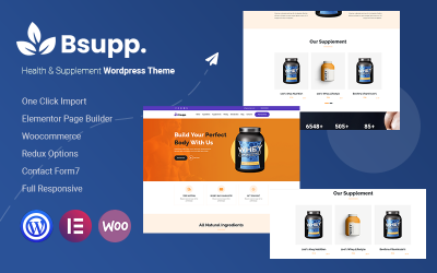 Bsupp - Egészség és kiegészítés WordPress téma