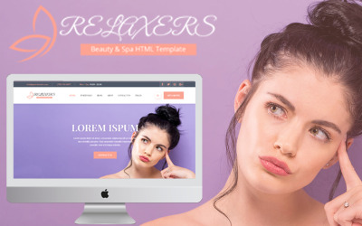 Relaxers Beauty &amp;amp; Spa - Responsiv HTML-mall
