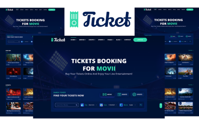 Ticket - Online Ticket Booking Website HTML5 Template