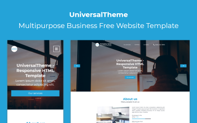UniversalTheme - Mehrzweck-Business-freie Landingpage-Vorlage