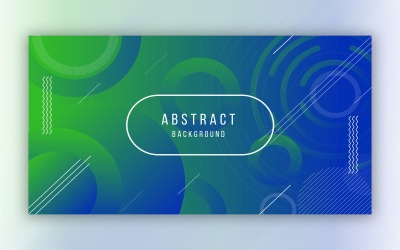 Abstrait moderne bleu et vert