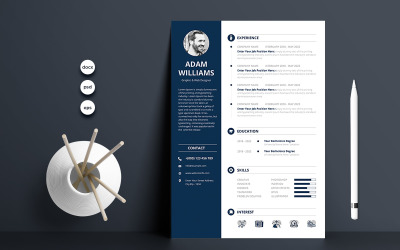 Adam Williams Resume/CV Template