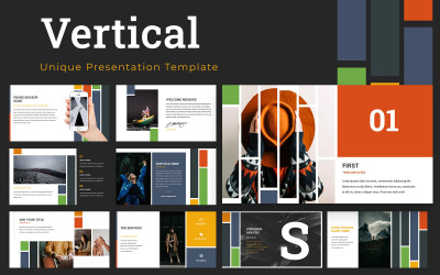 Modello di presentazione PowerPoint verticale