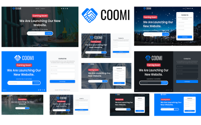 Coomi - Незабаром шаблон HTML5