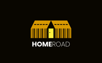 Domácí silniční Logo šablona