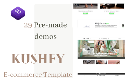 Kushey - Bootstrap 4 Moda Mağazası Teması