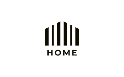 Logo de la maison - modèle de logo dynamique