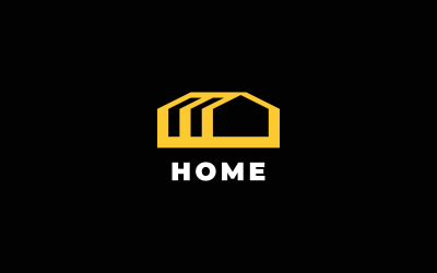 Logo domu - nowoczesny szablon logo