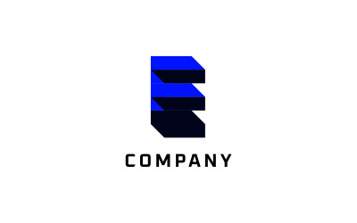 Logotipo da letra FE - modelo de logotipo corporativo