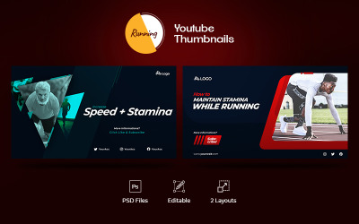 Yayınlanıyor - Youtube Küçük Resmi, Web Afişi ve Sosyal Medya için PSD Şablonu