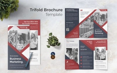Business Marketing Trifold Brochure