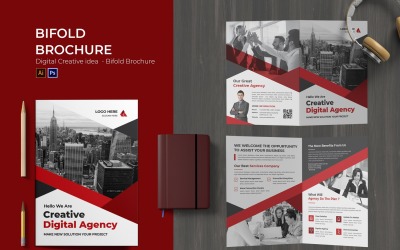 Digital Creative idea Bifold Brochure