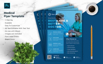 Modèle de Flyer médical vol.03