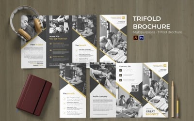 Strategy Business Flyer Trifold Brochure