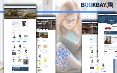 Bookbay - Book Shop React Website Template