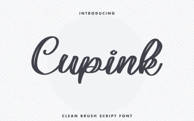 Cupink typsnitt