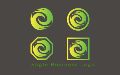 Kartal iş logo şablonu