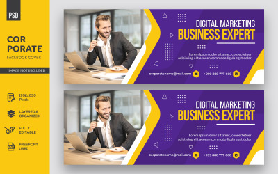 Modern Corporate Social Media Facebook Timeline Cover