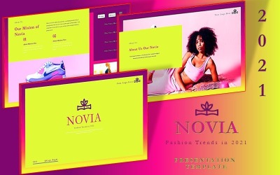 NOVIA - Modèle de diapositive Google