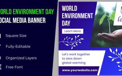 World Environment Day Social Media Celebration Banner