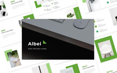 Albei - Minimals Yaratıcı PowerPoint Şablonu