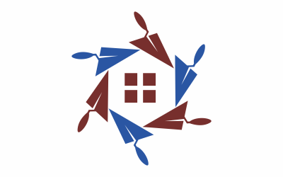 Altıgen Onarım Logo Şablonu