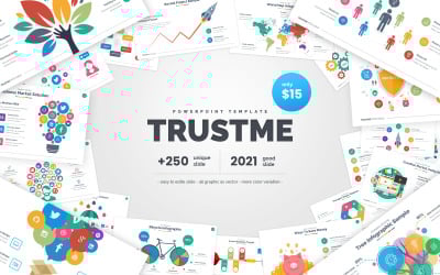 Шаблон Trustme PowerPoint
