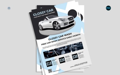 Car Wash &amp;amp; Detailing Flyer V1