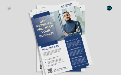 Folleto de negocios corporativos V8