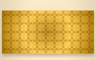 Modèle d&amp;#39;ornement fond doré et jaune