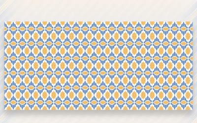 Motif d'ornement Fond violet et jaune