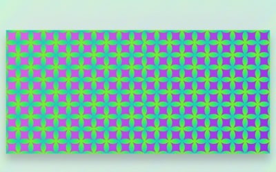 Ornament patroon groene &amp;amp; paarse achtergrond
