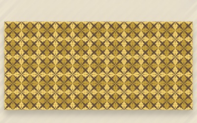Ornament Pattern Golden & Chocolate Hintergrund