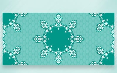 Ornament Vzor Jade A Tiffany Pozadí