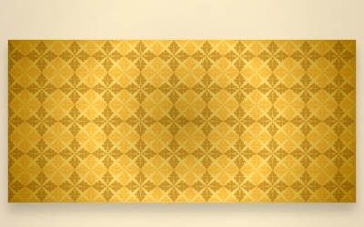 Ornamentmuster Goldener und gelber Hintergrund