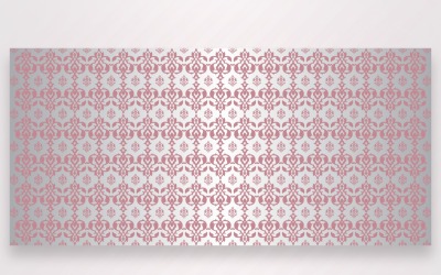Ornamento Pattern Sfondo Rosa E Argento