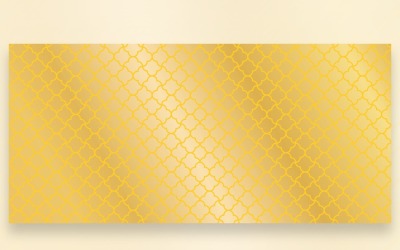 Patrón de adorno sobre fondo dorado