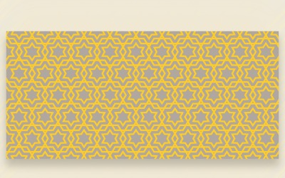 Süsleme Desen Sarı Ve Gümüş Arka Plan