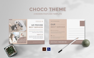 Chocolate Theme Post Card