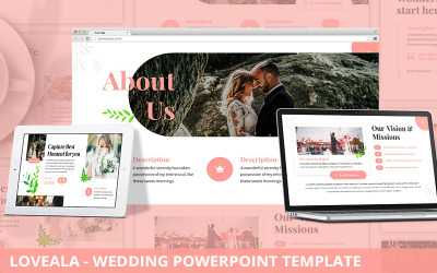 Loveala - Plantilla de PowerPoint para bodas