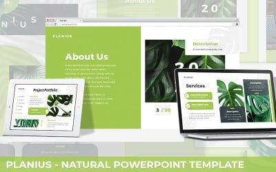 Planius - Natural Powerpoint-mall