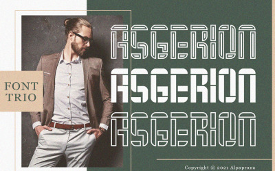 Asgerion - відображення шрифтового тріо