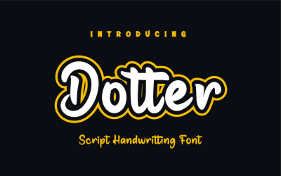 Dotter - Bellissimo font per la scrittura a mano
