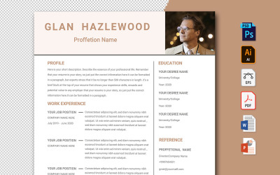 Glan Professional Resume Template