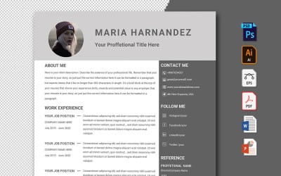Harnandez Professional Resume Template
